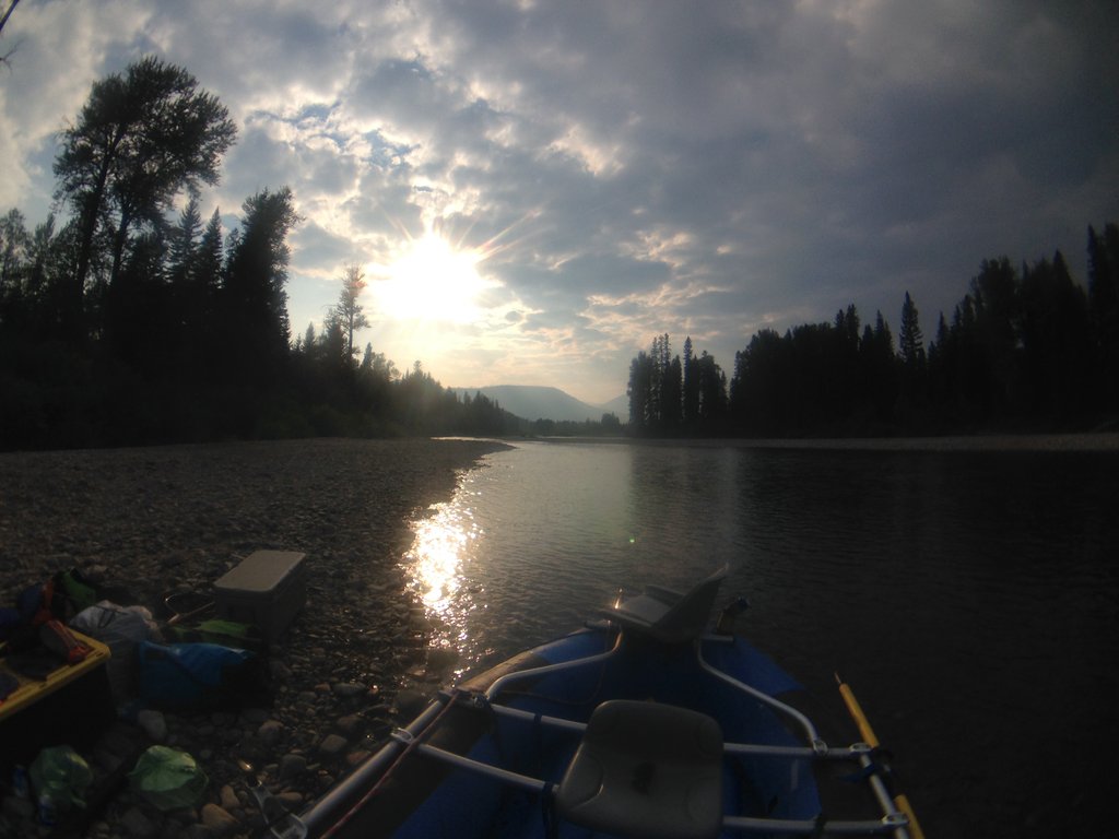 Montana River Sunset